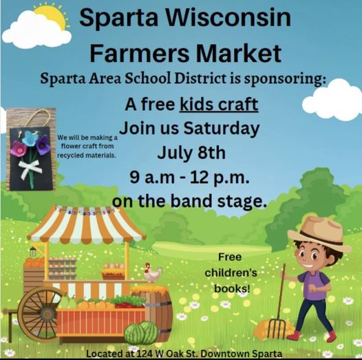 Sparta farmers market kids events